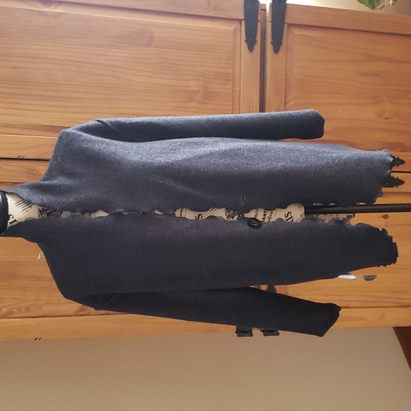 Venario wool blend reversible  cardigan - Picture 4 of 13